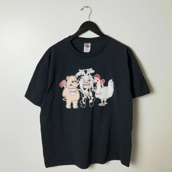 Vintage Y2K Brian's Bar Deland Florida T Shirt Black XL Extra Large Graphic Tee - Picture 9 of 14